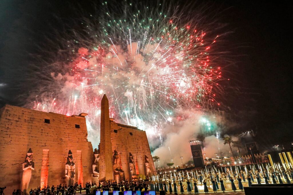 افتتاح طريق الكباش بالأقصر